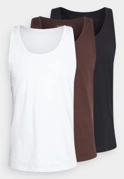 Pier One 3 Pack - Top - Black/White/Brown -Tienda De Hombres Con Estilo 66925d97182e414ebb30a4eceb105365