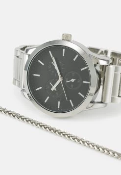 Pier One Set - Reloj - Silver-Coloured -Tienda De Hombres Con Estilo 6bdda73c2efa4a469d219e86f7bfee56