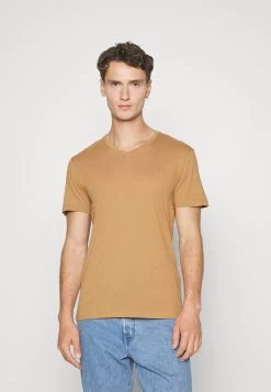 Pier One V Neck Bird Tonal 3 Pack - Camiseta Básica - Light Brown/White/Dark Blue -Tienda De Hombres Con Estilo 6cb58bfc668145ef8b56c752a3c3901c
