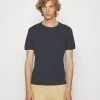 Pier One Garment Tee - Camiseta Básica - Dark Blue