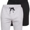 Pier One 2 Pack - Shorts -Light Grey /Black -Tienda De Hombres Con Estilo 78668eadaeae42bdbd63ded6d8852d91
