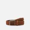 Pier One Leather Unisex - Cinturón - Cognac