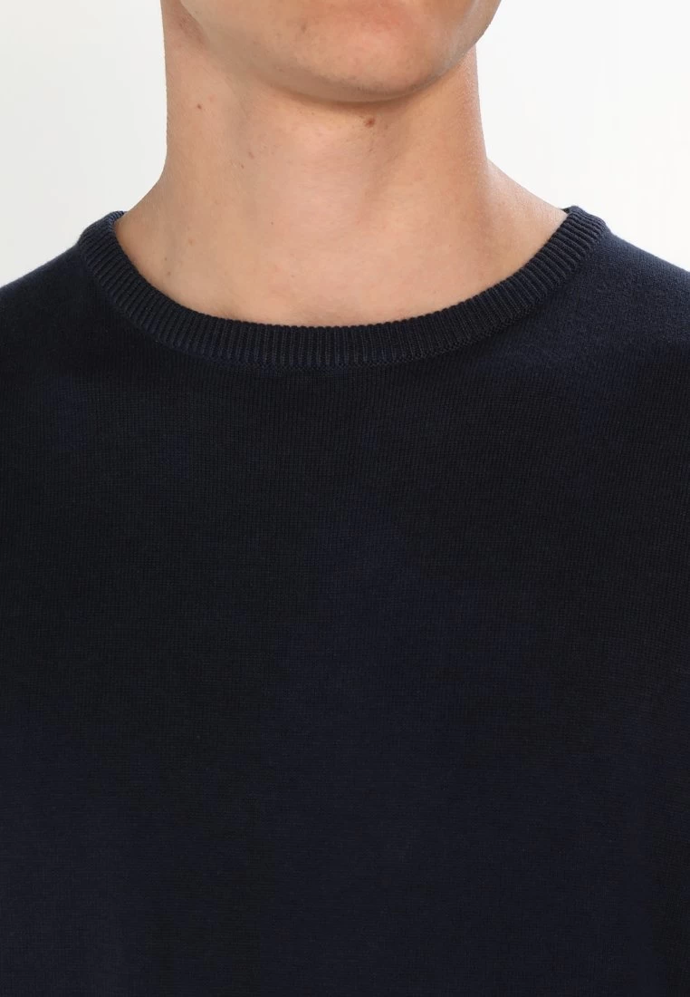 Pier One Basic Crewneck - Jersey De Punto - Dark Blue 6 Pier One Basic Crewneck - Jersey De Punto - Dark Blue - Imagen 4
