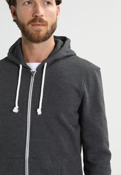 Pier One Sudadera Con Cremallera - Black Melange -Tienda De Hombres Con Estilo 7bfd95dd1dd7495ba4fa1abbb6fb734c