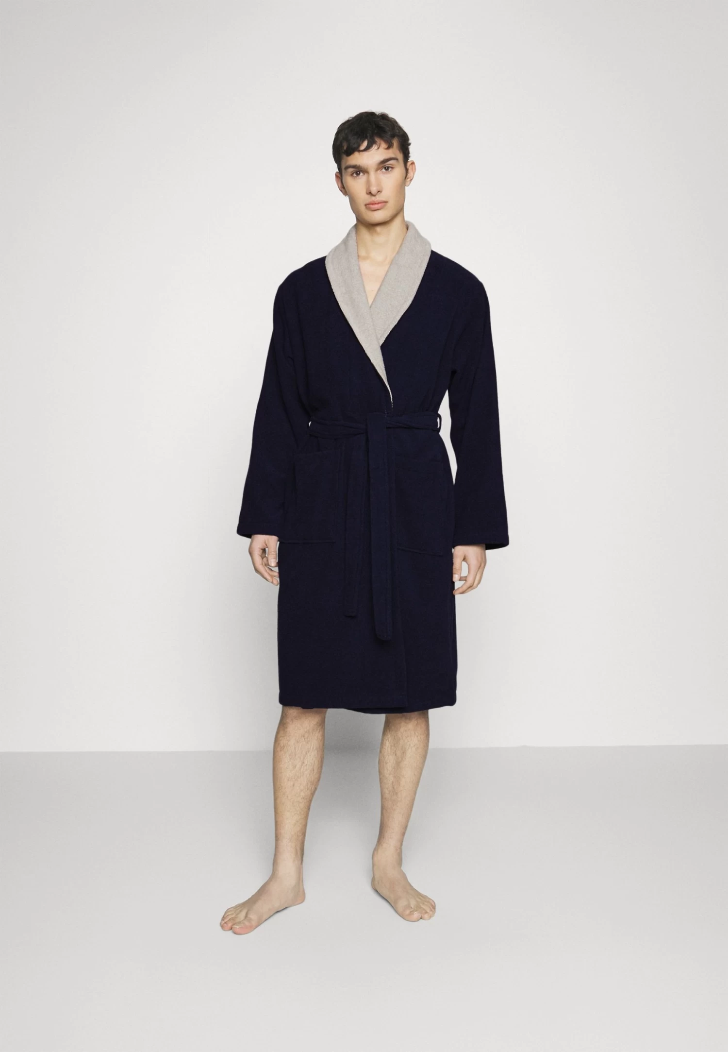 Pier One Shawl Towel Bathrobe - Albornoz -Dark Blue 4 Pier One Shawl Towel Bathrobe - Albornoz -Dark Blue - Imagen 2