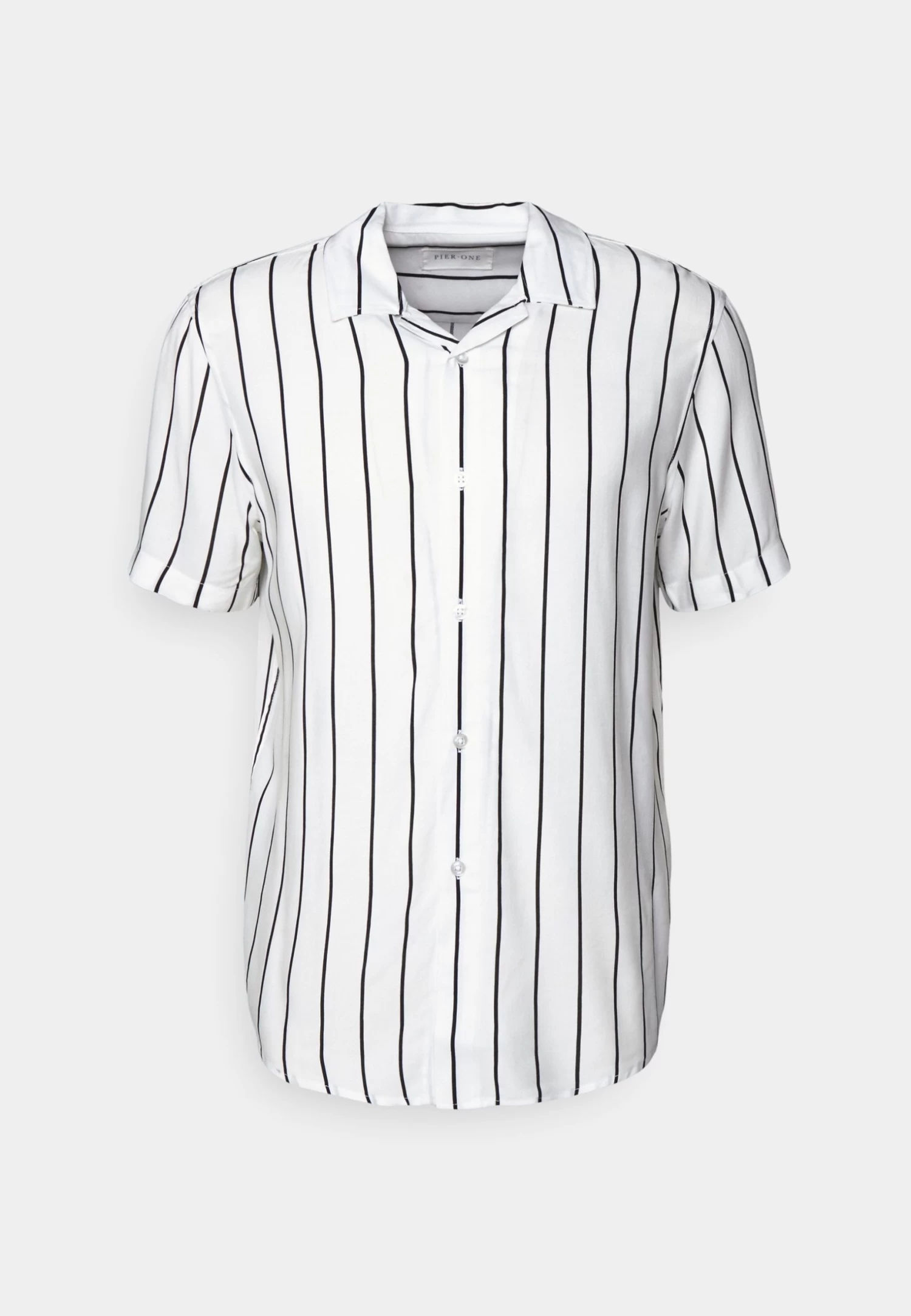 Pier One 2 Pack - Camisa - Black/White 10 Pier One 2 Pack - Camisa - Black/White - Imagen 8