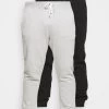 Pier One 2 Pack - Pantalones Deportivos - Black/Mottled Light Grey -Tienda De Hombres Con Estilo 7c8b5507bf4c4d598319bfbdcf35bd8d