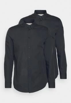 Pier One 2 Pack - Camisa Elegante - Black -Tienda De Hombres Con Estilo 7c9c9d7231e34a65b82ab4c38920fc46