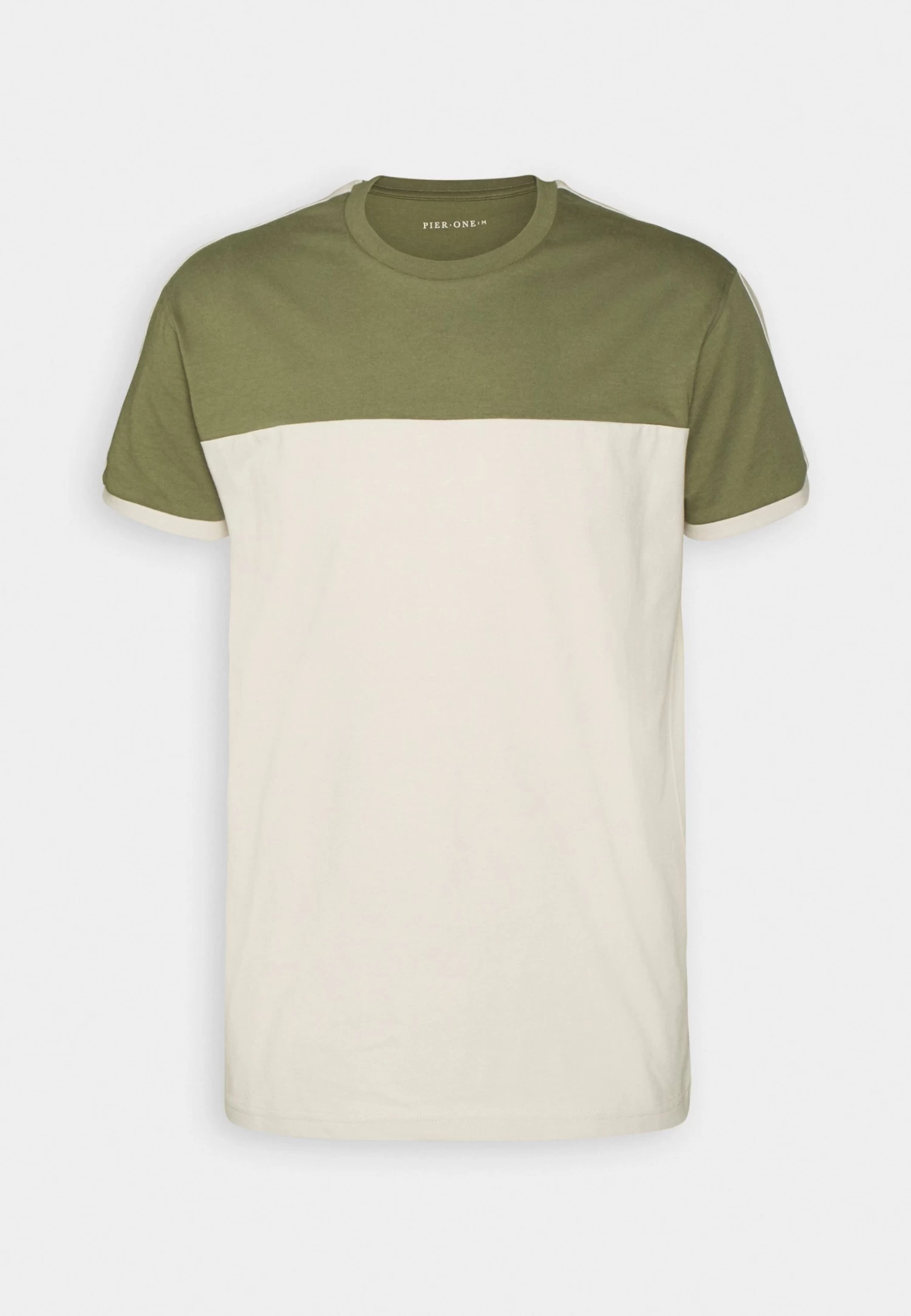 Pier One Camiseta Estampada - Khaki/Off-White 6 Pier One Camiseta Estampada - Khaki/Off-White - Imagen 4