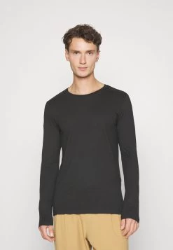 Pier One 2 Pack - Camiseta De Manga Larga - Black/Mottled Dark Grey -Tienda De Hombres Con Estilo 82b68fa0ee4c46d1a85559b6ee29545d