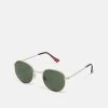 Pier One Unisex - Gafas De Sol - Gold-Coloured/Green -Tienda De Hombres Con Estilo 836db2a5f2f344bea00e17573901ea9a