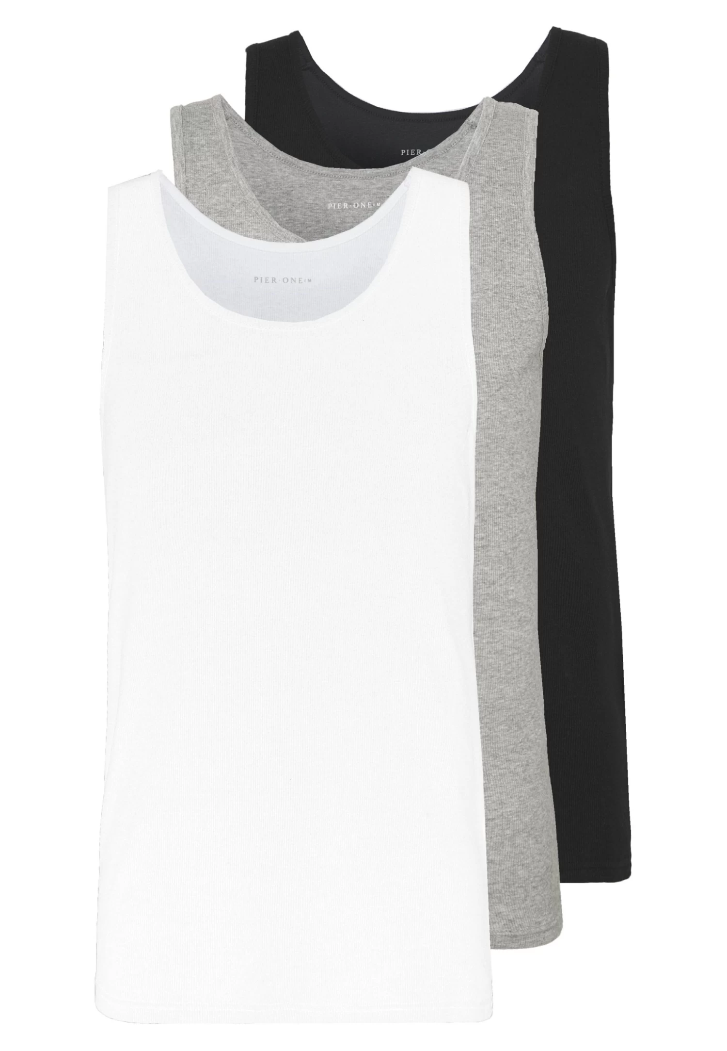 Pier One 3 Pack - Top - White/Black 3 Pier One 3 Pack - Top - White/Black
