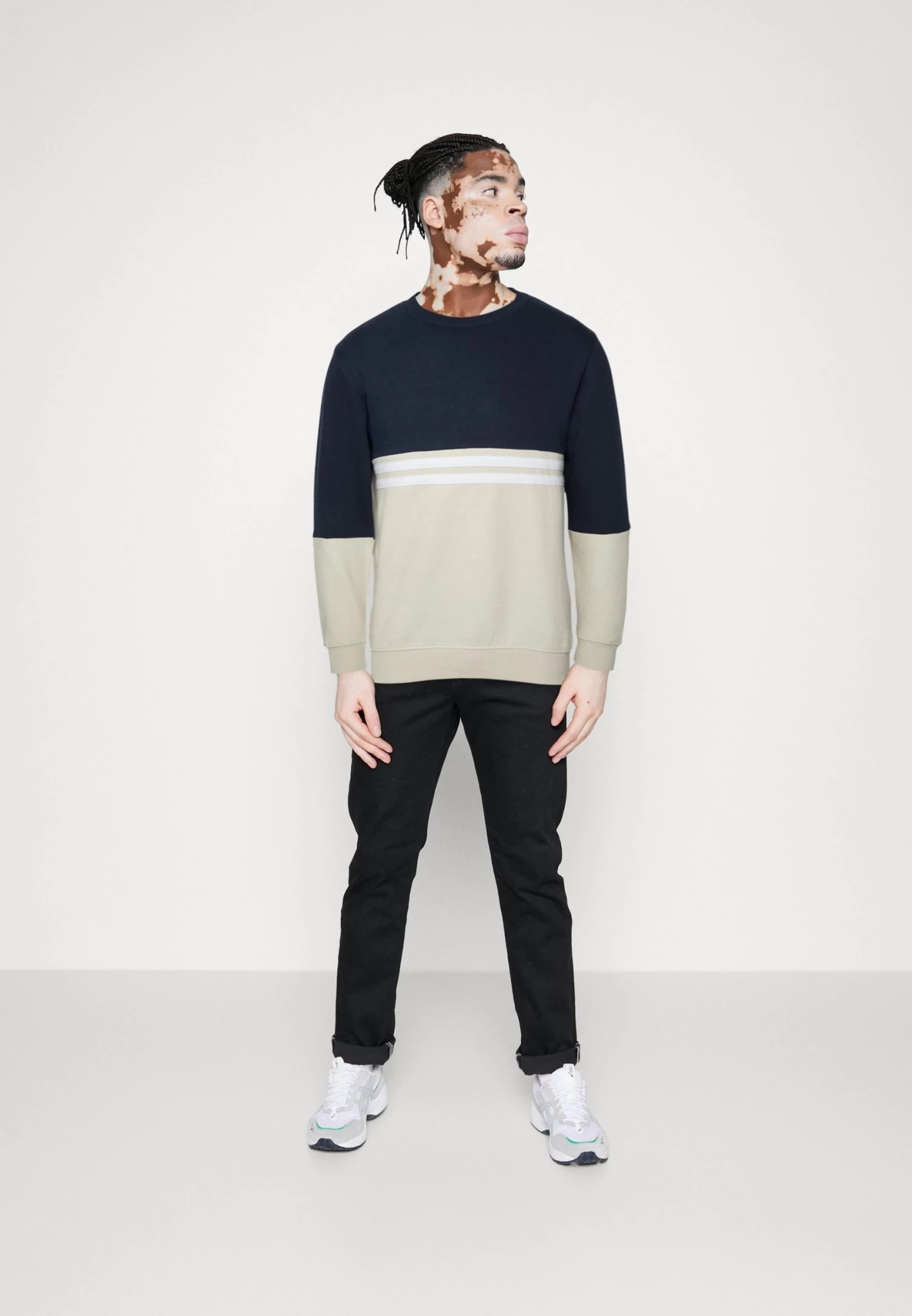 Pier One Sudadera - Blue/Grey 4 Pier One Sudadera - Blue/Grey - Imagen 2