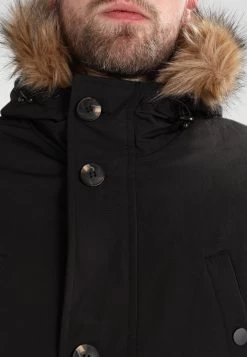 Pier One Parka - Black -Tienda De Hombres Con Estilo 83a6f641a86e43faa8ef00a6c10df83a