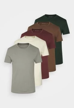 Pier One 5 Pack - Camiseta Básica - Bordeaux/Light Grey/Brown 14 Pier One 5 Pack - Camiseta Básica - Bordeaux/Light Grey/Brown -Tienda De Hombres Con Estilo 83cca5e18c004829aaae044651c3ddc2