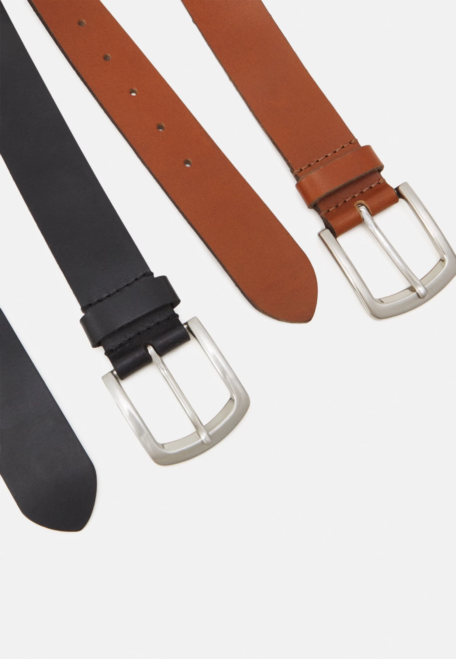 Pier One Leather 2 Pack - Cinturón - Cognac/Black 4 Pier One Leather 2 Pack - Cinturón - Cognac/Black - Imagen 2