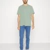 Pier One 5 Pack - Camiseta Básica - Mint/Off-White/Khaki -Tienda De Hombres Con Estilo 8661a902cd334840a9eebd6ef8902f31