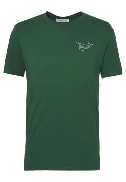 Pier One Camiseta Estampada - Dark Green -Tienda De Hombres Con Estilo 86efdd01d8574e088174b853e131db00