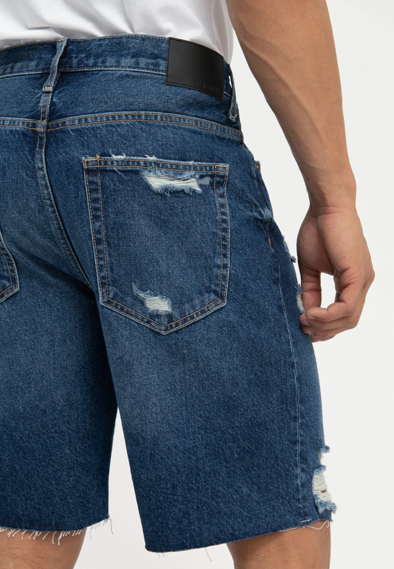 Pier One Shorts Vaqueros - Dark Blue Denim 7 Pier One Shorts Vaqueros - Dark Blue Denim - Imagen 5