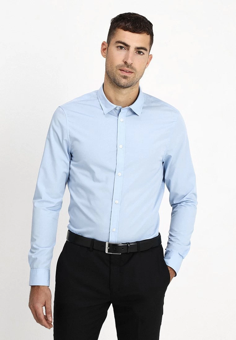 Pier One 2 Pack - Camisa Elegante - Light Blue/Dark Blue 4 Pier One 2 Pack - Camisa Elegante - Light Blue/Dark Blue - Imagen 2