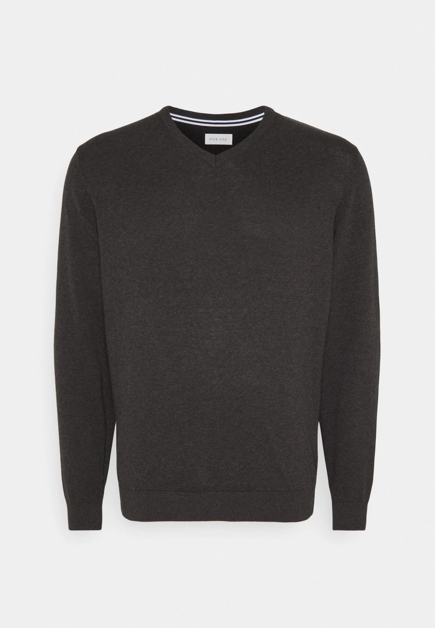 Pier One 2 Pack - Jersey De Punto - Dark Blue/Mottled Dark Grey 4 Pier One 2 Pack - Jersey De Punto - Dark Blue/Mottled Dark Grey - Imagen 2