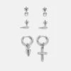 Pier One 3 Pack Unisex - Pendientes - Silver-Coloured 2 Pier One 3 Pack Unisex - Pendientes - Silver-Coloured -Tienda De Hombres Con Estilo 91ff65dc2d62466d9aae0c3f60ce44b7