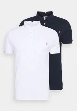Pier One 2 Pack - Polo - Dark Blue/White -Tienda De Hombres Con Estilo 9410a1899a9f4354afc963c6f7cd5c81