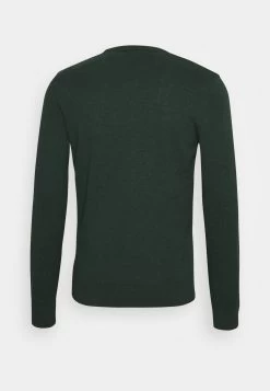 Pier One Basic Crewneck - Jersey De Punto - Mottled Dark Green -Tienda De Hombres Con Estilo 969fbb21a70c4a419db7918e1d788cea