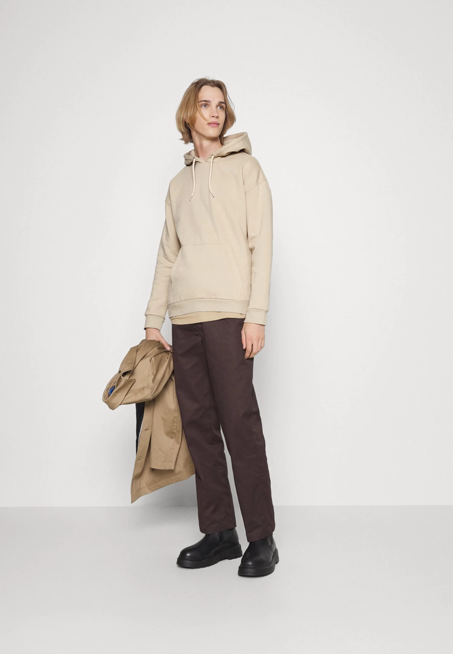 Pier One 2 Pack - Jersey Con Capucha - Black/ Beige 3 Pier One 2 Pack - Jersey Con Capucha - Black/ Beige