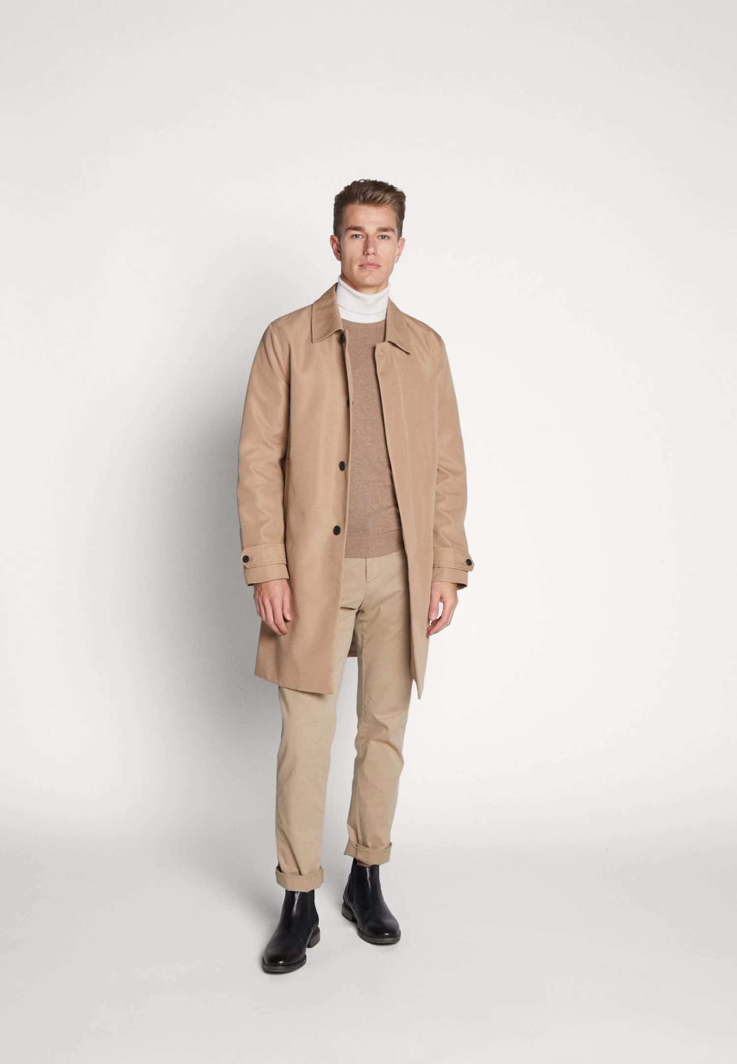 Pier One Basic Crewneck - Jersey De Punto - Mottled Beige 4 Pier One Basic Crewneck - Jersey De Punto - Mottled Beige - Imagen 2