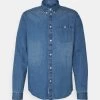 Pier One Denim Shirt - Camisa - Blue Denim -Tienda De Hombres Con Estilo 9883b39769f7448098322e95e8be1dec