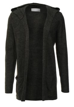 Pier One Chaqueta De Punto - Black/Olive -Tienda De Hombres Con Estilo 9e08a40a3b7741ef8b5831bf6a5c852e