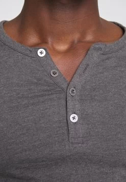 Pier One Camiseta De Manga Larga - Dark Grey Melange -Tienda De Hombres Con Estilo 9fa0bd08b6f44f73b85559e4ea2fd5b9