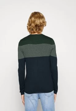 Pier One Jersey De Punto - Green/Blue -Tienda De Hombres Con Estilo 9fa97d6f2da5421e86b6fdf7d9865d66
