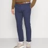 Pier One Belted - Pantalones Chinos - Dark Blue -Tienda De Hombres Con Estilo a006197e91c449df9c82359f2c8f9d83