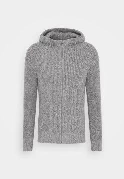 Pier One Chaqueta De Punto - Mottled Light Grey -Tienda De Hombres Con Estilo a330d3b13c5e471e8bcf3e168b493c86