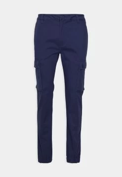 Pier One Pantalones Cargo - Dark Blue -Tienda De Hombres Con Estilo a73a958df532410fbc1a786b8905fbe3