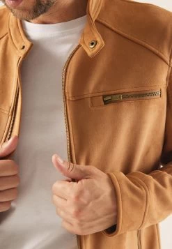 Pier One Chaqueta De Cuero Sintético - Cognac -Tienda De Hombres Con Estilo a8874af48d6142c48326f83d976239a8