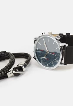 Pier One Set - Reloj - Black -Tienda De Hombres Con Estilo aa5812e6bd7f4e9083376b162783b890