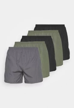 Pier One 5 Pack - Boxer - Black/Khaki/Dark Grey -Tienda De Hombres Con Estilo aabf1b6cd2d84a338064454393e5f372