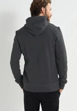 Pier One Sudadera Con Cremallera - Black Melange -Tienda De Hombres Con Estilo ad2b2b24b02a47f29e0ecbd4c2ee6d85