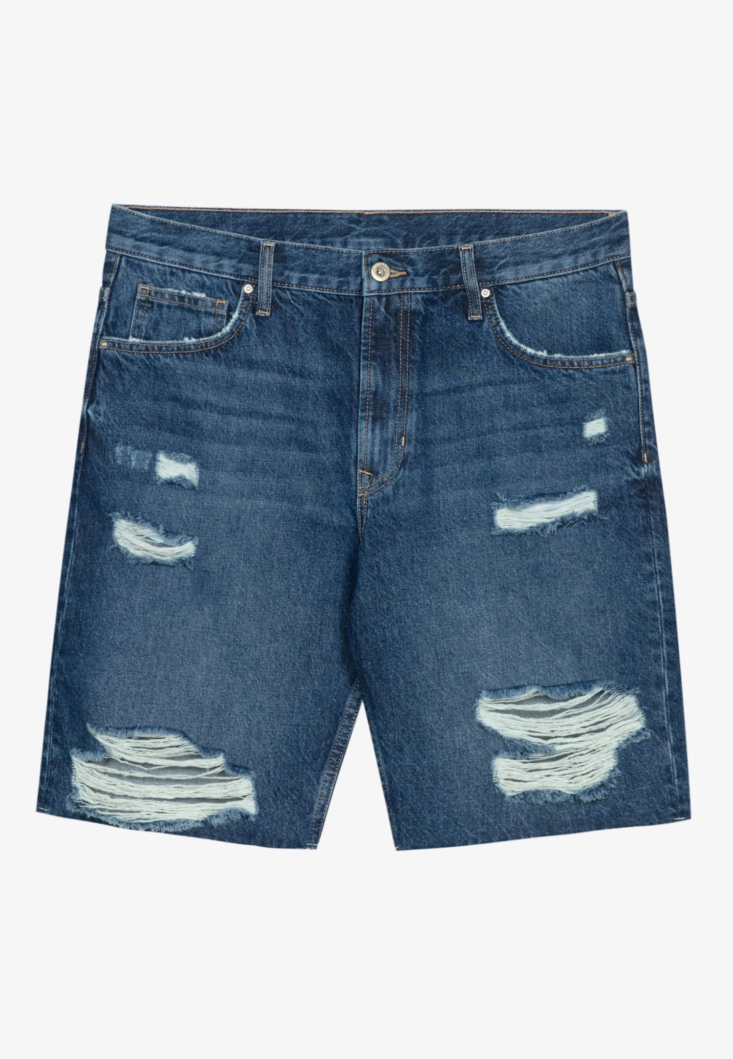 Pier One Shorts Vaqueros - Dark Blue Denim 8 Pier One Shorts Vaqueros - Dark Blue Denim - Imagen 6