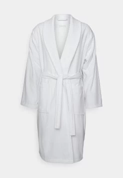 Pier One Shawl Towel Bathrobe - Albornoz - White -Tienda De Hombres Con Estilo ae61951bd55140ac9d167b819a7964f5