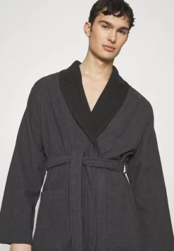 Pier One Shawl Towel Bathrobe - Albornoz - Dark Grey 11 Pier One Shawl Towel Bathrobe - Albornoz - Dark Grey -Tienda De Hombres Con Estilo aedd72cbd7d04b83bcef8a6c104e08f9