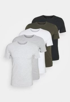 Pier One 5 Pack - Camiseta Básica - Black/White/Light Grey 19 Pier One 5 Pack - Camiseta Básica - Black/White/Light Grey -Tienda De Hombres Con Estilo af2e3648ccfd4b198cd51d1c4b807340
