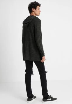 Pier One Chaqueta De Punto - Black/Olive -Tienda De Hombres Con Estilo b1c42fa61d4b4b0ab71ca3de14a4aa30