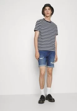 Pier One Shorts Vaqueros - Dark Blue Denim -Tienda De Hombres Con Estilo b2e16c08191a4beb8d9741861b53eed6