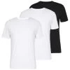 Pier One 3 Pack - Camiseta Básica -Black/ White -Tienda De Hombres Con Estilo b69b0ec69daa4c8da2ee7d52186771e5