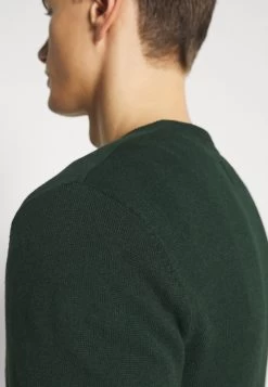 Pier One Basic Crewneck - Jersey De Punto - Mottled Dark Green -Tienda De Hombres Con Estilo b8b5c3343ac14039bf55a1aa39fec86b