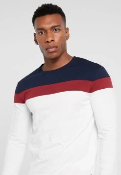 Pier One Camiseta De Manga Larga - Offwhite/Dark Blue -Tienda De Hombres Con Estilo bc3bc60922d142d5b1571aa1f16586a9